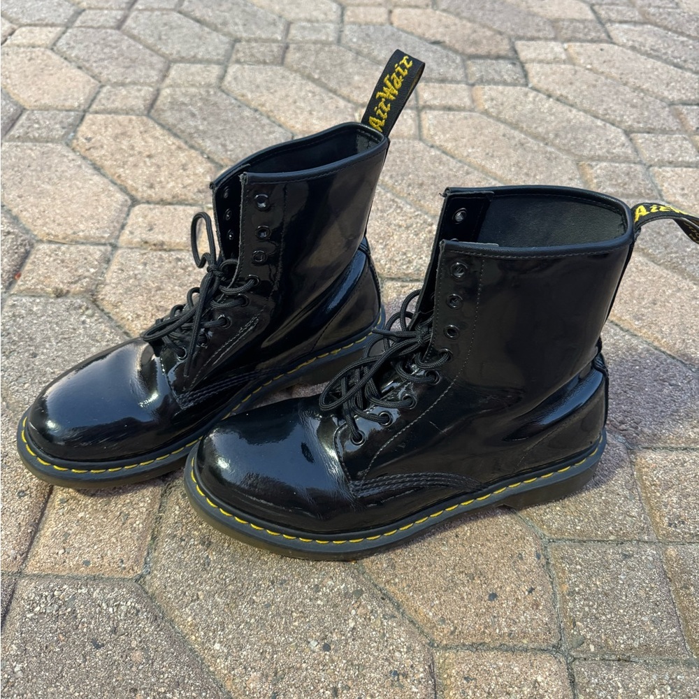 Patent leather Doc Martens